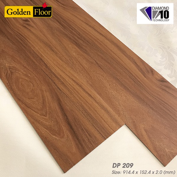Sàn nhựa vân gỗ trải keo 2mm mã DP209